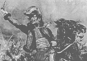 Antoine Charles Louis Lasalle. El general tena 32 aos en la batalla de Medelln. Retrato de Edouard Detaille, Pars, Muse de l'Arme. (R&D n 14: 91)