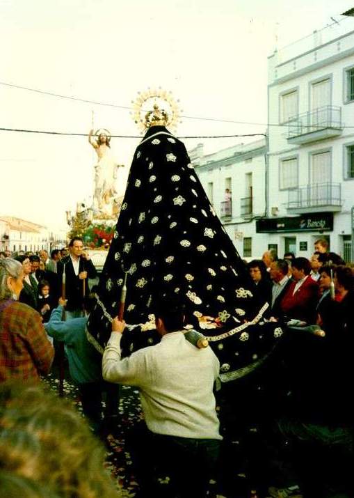Momento del "Encuentro". (1995) Foto cedida por D. Francisco Garca Snchez.