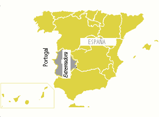 Extremadura en España.