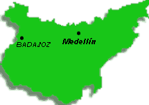 Provincia de Badajoz.  Ocupa la zona sur de Extremadura  y  es la provincia más extensa de España. (Más de 21.000 km2, casi la extensión de Bélqica)