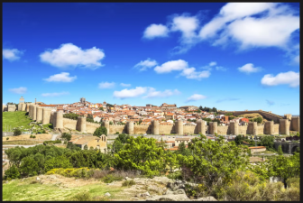Vista panorámica de Ávila