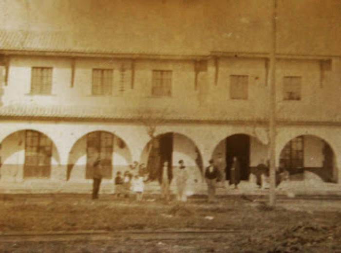 Estación de Medellín a finales del s.XIX o comienzos del s.XX.