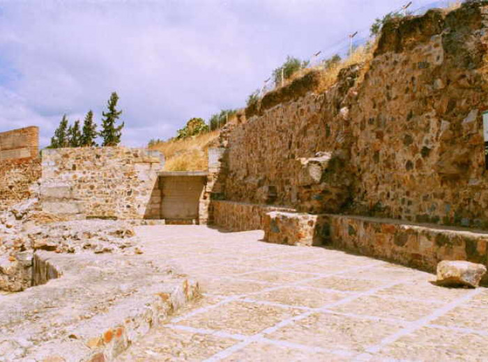 Restos de Portace. Restaurados después de la excavación de 1988
