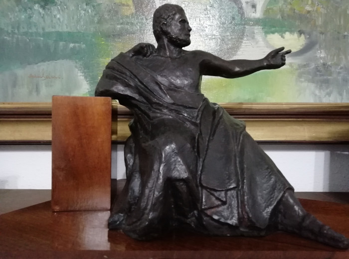 113. Modelo en miniatura de la estatua de Quintvs Caecilivs Metellvs