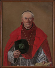Retrato de Fray Diego de Medellín, obispo de Santiago de Chile.