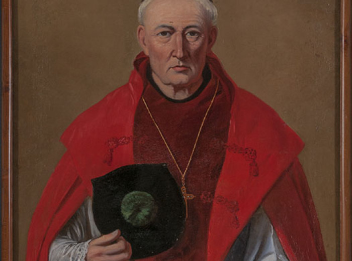 Retrato de Fray Diego de Medellín, obispo de Santiago de Chile.