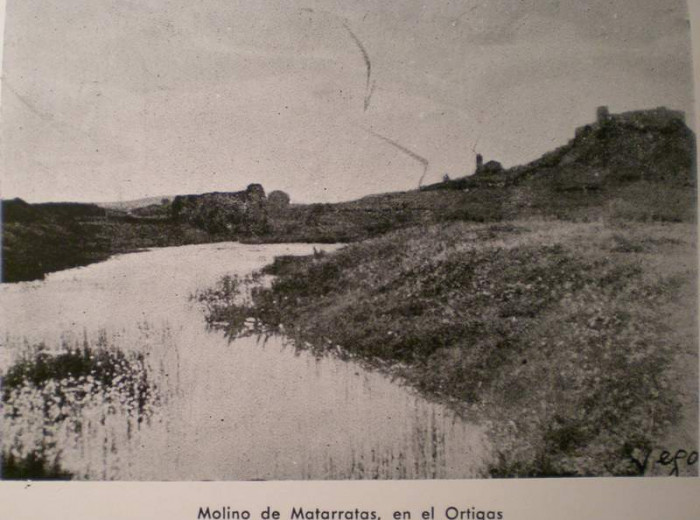Restos del molino de Matarratas, que fuera propiedad de la familia de Hernán Cortés