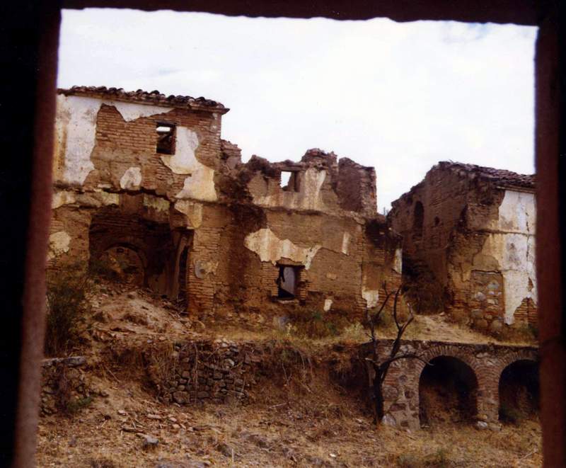 Ruinas de las Casas del Molino de Lozano. (Vista desde el Molino).
