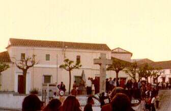 Antiguo monumento a los Cados.  Foto cedida por D. Francisco Garca Snchez.