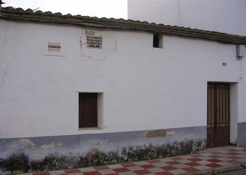 Una de las primeras casas de la calle de San Francisco. (Fotog. T. Garca, 2007)