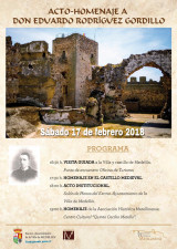 Cartel divulgativo para el Homenaje.