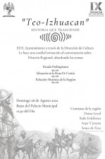 Cartel anunciador del acto