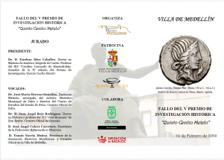 Fallo V Premio de Investigación Q. C. M.