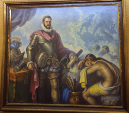Hernán Cortés y Malinche. (José María Collado Sánchez)