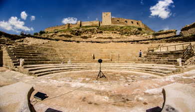 Fotografía panorámica durante el trabajo de campo.