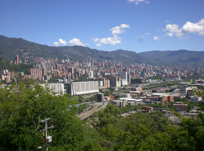Panorámica de la ciudad de Medellín