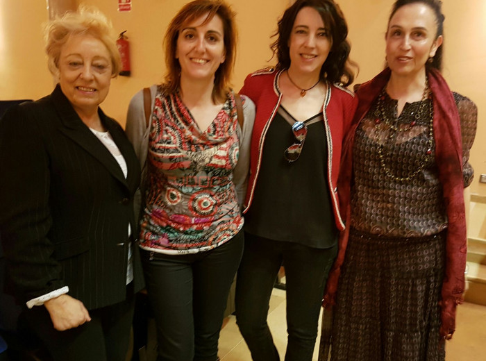 Efi Cubero, Irene Sánchez Carrón, Yolanda Regidor y Mamen Navia.