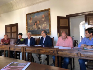 Presentación del Congreso Internacional sobre Hernán Cortes. (Ayuntamiento de Medellín, 24/0/2018)