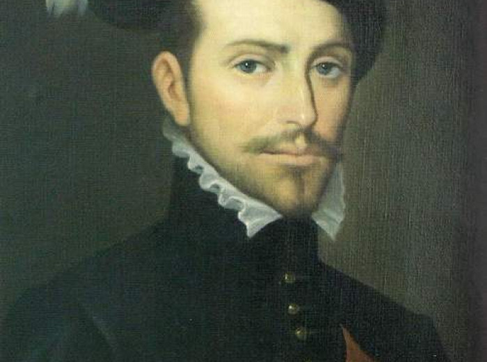 Retrato de Hernán Cortés. Juan Aparicio Q. (1957) 
