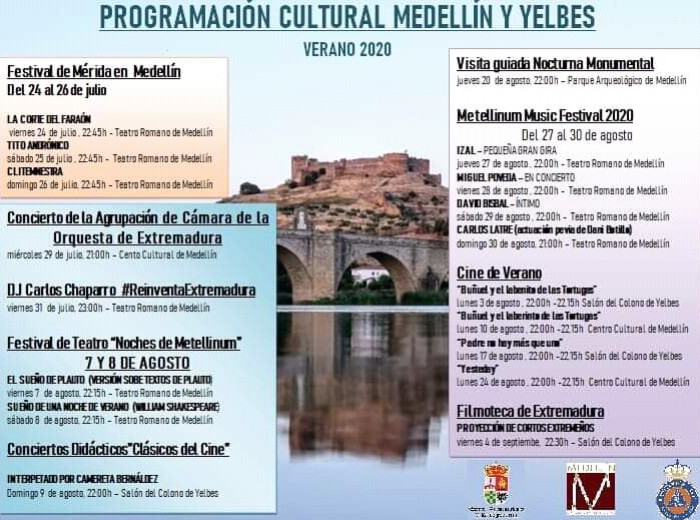 Programa cultural de Medellín para el verano de 2020