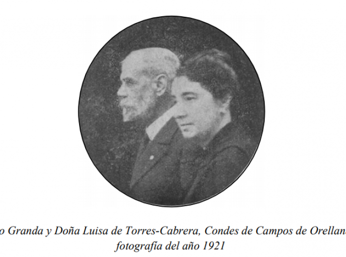 D. Pedro Granda y Dª. Luisa Torres-Cabrera. Condes de Campos de Orellana.