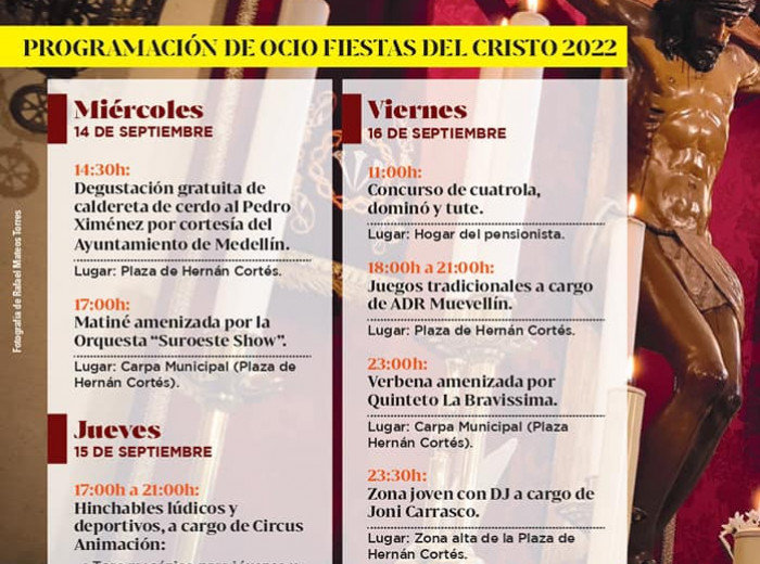 Programa lúdico con motivo de las fiestas patronales del Stmo. Cristo de la Misericordia.(2022)