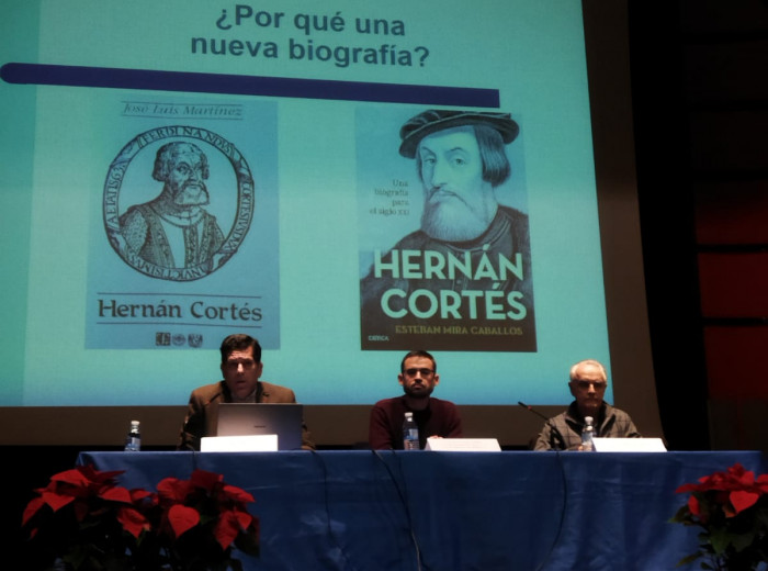 Presentación del libro de Hernán Cortés