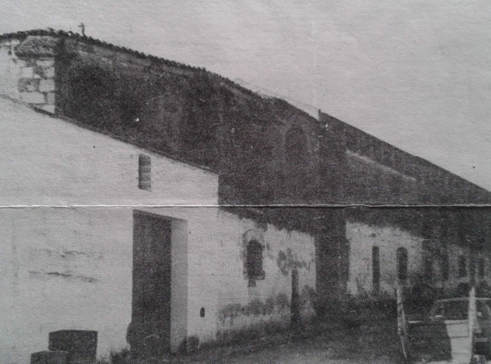 Vista lateral del Convento de S. J. Bautista.