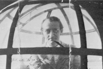  Foto de André Malraux tomada desde la torreta delantera de un Potez 54.