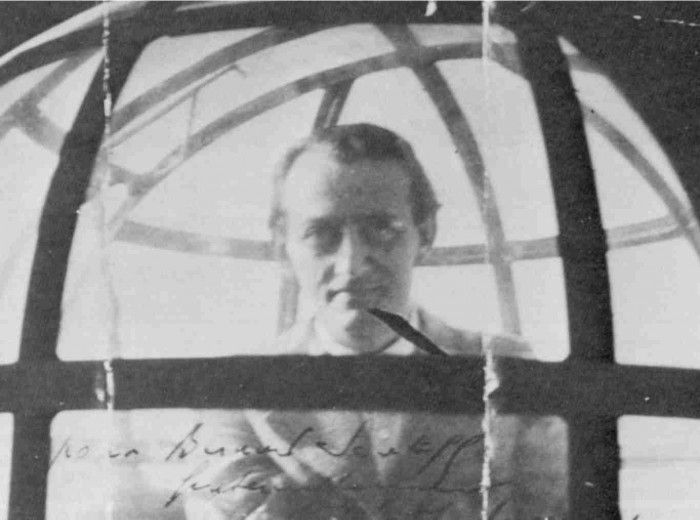  Foto de André Malraux tomada desde la torreta delantera de un Potez 54.