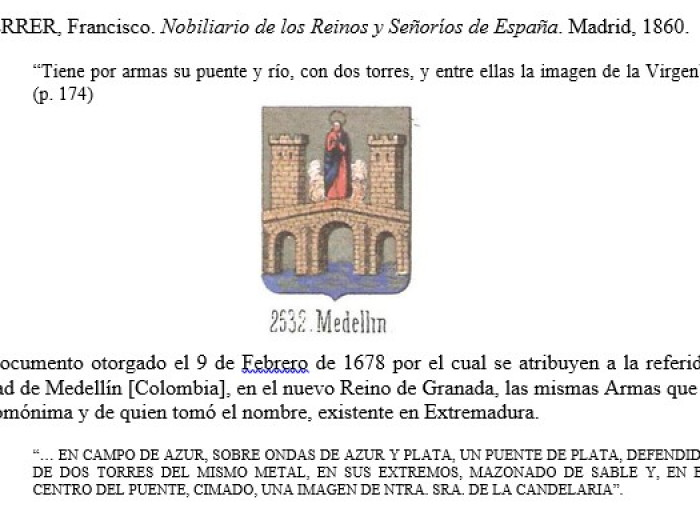 Escudo de Medellín (1860)
