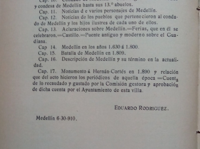 Edición de 1910 de la obra de D. Eduardo R. Gordillo.