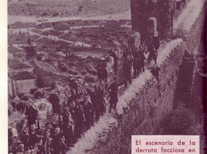 La Guerra Civil (1936-39) en el castillo de Medellín (Badajoz).