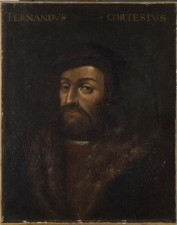 Retrato de Hernán Cortés. Autor: Anónimo 