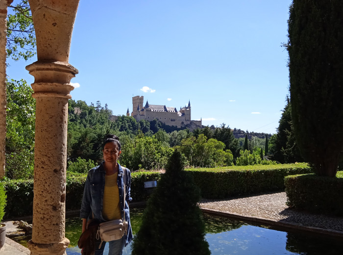 Primer claustro del monasterio de Santa María del Parral (Segovia)