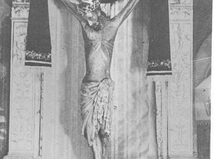 Fotografía del Cristo de las Misericordias, también llamado de San Martín.